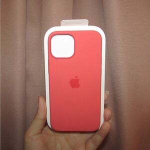 iPhone 13 mini Silicone Case Mag Safe Pink Pomelo